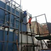 Structure métallique des futures voies 